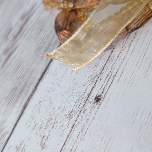 Set of 3 Stretch Bracelets Amber Tones - Picture 8 of 8